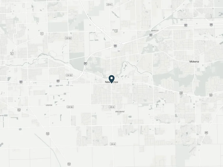 Map of New Lenox, IL